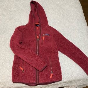 Patagonia retro Sherpa zip up hoodie